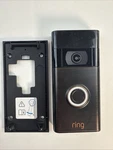 Ring 5UM5E5 (2ND Generation) Black Night Vision 2-WAY Talk Smart Video Door Bell. Fixed Price $31.25.