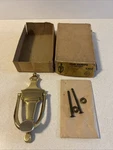 Vintage Nos Solid Brass Door Knocker 6.5 Inches Tall New Old Stock Mcm National. Fixed Price $20.00.