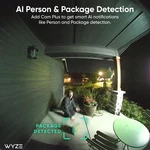 Wyze Battery Video Doorbell Wireless Camera, 1536X1536 Hd+, Color Night Vision,. Fixed Price $42.00.