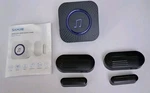 Sanjie Wireless Door Open Chime MC01 Box Black. Fixed Price $8.00.