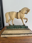 Antique 19 Century Victorian Cast-iron Horse/equestrian Doorstop. Fixed Price $170.00.