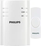Philips Wireless Door Chime Plug-in White DES2120W/27 With Push Button Tested L6. Fixed Price $9.89.