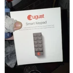 August Smart Keypad Bluetooth Keyless Electronic Gray Front Door Auto Relock. Fixed Price $84.50.