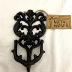 Cast Iron Door Knocker Matte Black Giftcraft Inc Metal Works Neutral Classic. Fixed Price $19.98.