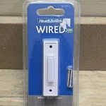 Heathzenith Wired Led Doorbell Push Button Surface Mount White SL-315-1. Fixed Price $11.99.