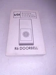 Msh Modern Stainless Hardware R6 Steel Doorbell (040825). Fixed Price $27.00.