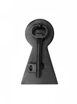 Renovators Supply Manufacturing Door Knockers For Front 6 In. Black Cast Ir. Fixed Price $52.43.