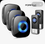 Bitiwend Wireless Doorbell Kit (3 Receivers & 2 Push Buttons). Fixed Price $27.99.