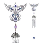 Stealstreet Wind Chime Pewter And Gem Angel Hanging Garden Decoration Collect.... Fixed Price $29.95.