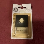 Vintage 1985 Lighted Doorbell Chime Push Button With Namecard Nos. Fixed Price $15.99.