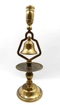 Vintage Baldwin Victorian Style Brass Tavern Service Ringing Bell Candlestick. Fixed Price $39.95.