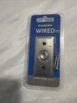 Heath Zenith Wired Nickel Led Lighted Doorbell Push-button SL-708-90. Fixed Price $10.00.