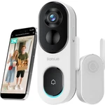 Wireless 2K Doorbell Camera With 2-WAY Audio & Human Detection, No Fees. Fixed Price $107.99.
