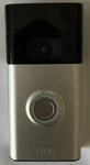 Ring Video Doorbell - Satin Nickel. Fixed Price $49.00.