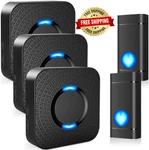 Timbre Inalambrico, Kit De Puerta Impermeable Con Flash Led 1300FT New. Fixed Price $55.21.