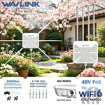 Wavlink Outside Extender AX3000 WIFI6 Router Booster Up To Meters. Fixed Price $99.44.