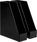 Amazon Basics Plastic Desk Organizer - Vertical Magazine And 2 Pack, Black. Fixed Price $28.36.
