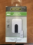 Defiant Wireless Push-button Doorbell Kit 1008 626 455. Fixed Price $25.97.