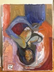 18 X24 Art Deco Figure Boudoir Surrealism Abstract Oil Painting On Canvas 2026. Fixed Price $100.00.