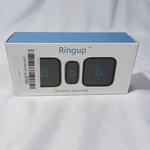 Ringup Wireless Doorbell Chime 3PC Set #LDB-D31 Black New Open Box. Fixed Price $12.97.