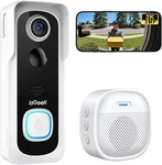 Iegeek Doorbell Camera Wireless No Subscription - Video White. Fixed Price $75.35.