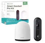Wuuk Smart Doorbell Pro Camera 3MP Hdr Wireless /wired W/ Homebase Built-in 32GB. Fixed Price $115.00.