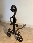 Classic Italian Antique Fireplace Andirons. Fixed Price $375.00.