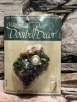 Vintage Vicki Lane Purple Grapes Doorbell Decor Hand Painted Lighted Anderson. Fixed Price $18.95.