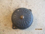1890S Victorian Mechanical Brass Front Twist & Turn Door Bell Gears Freely. Fixed Price $66.00.