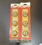 Ace Illuminated Brass Finish Doorbell Push Button, Gold, Universal, 2 Pack 6-16V. Fixed Price $12.99.