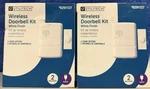Wireless Doorbell Kit 2 Chimes Plug-in Utilitech Easy Install Pack. Fixed Price $17.99.