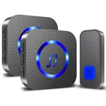 Surfou Wireless Loud Waterproof Doorbell, 1BUTTON+2 Receivers, Easy Installat.... Fixed Price $32.99.