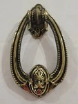 Antique Brass Door Knocker English Victorian Style Ornate Urn Design England. Fixed Price $40.50.