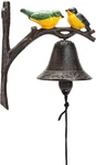 Sungmor Cast Iron Dinner Bell, Outside Farmhouse Door Shape - Birds. Fixed Price $50.62.