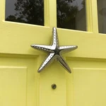 Starfish Door Knocker By Michael Healy - Nickel Silver Finish (premium Size ). Fixed Price $30.00.