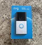 Ring Battery Doorbell Plus Security Camera Satin Nickel Brand New Sealed. Fixed Price $69.88.