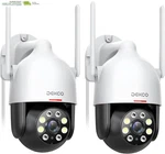 2PACKS, Wifi Outdoor Security Cameras Pan-tilt 360 View, 3MP Surveillance. Fixed Price $170.71.