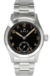Knis KN003 Quartz Men Watch Black Dial Stainless Steel Analog Japan. Fixed Price $295.70.