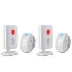 2X Wireless Door Bell Motion Sensor Detector Gate Welcome Chime Alert Alarm 280M. Fixed Price $38.49.
