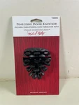 Michael Healy Pinecone Door Knocker Matte Black Cast Iron. Fixed Price $28.99.