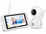 Wohome Video Baby Monitor With Camera And Audio,remote LY-129, White. Fixed Price $139.99.