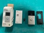 Ring Video Doorbell - Satin Nickel , Used Excellent Condition. Battery/wired. Fixed Price $29.99.