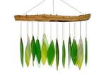 Spring Leaves & Driftwood Glass Chime. Fixed Price $31.99.