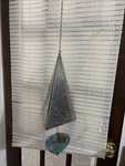Rare Vintage David Paul Bacharach Wind Bell 15 Steel And Patinated Copper. Fixed Price $424.96.