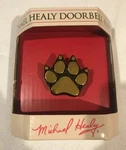 New Michael Healy Dog Paw Doorbell Ringer - Brass. Fixed Price $60.00.