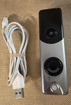 Skybell Slim Line Ii ADC-VDB105X Doorbell Camera Silver Wireless Night Vision. Fixed Price $28.00.