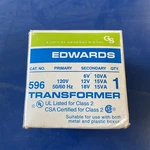 Edwards Signaling 596 Class TRANSFORMER,10,15VA,120VAC,FOOT. Fixed Price $12.00.