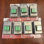 Visionis Pack FPC-7493 VIS-7000 Green Square Push Exit Button For Door A.... Fixed Price $90.00.