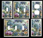 Hummingbird Floral # 3 Light Switch Cover Plate Outlets Pick. Fixed Price $6.59.