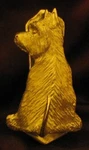 Westie, Highland White Terrier Solo Door Knocker In Bronze. Fixed Price $69.00.